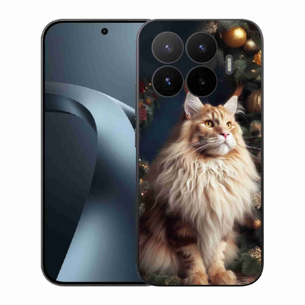 Gelový kryt mmCase na Xiaomi 17T - kočka u stromku