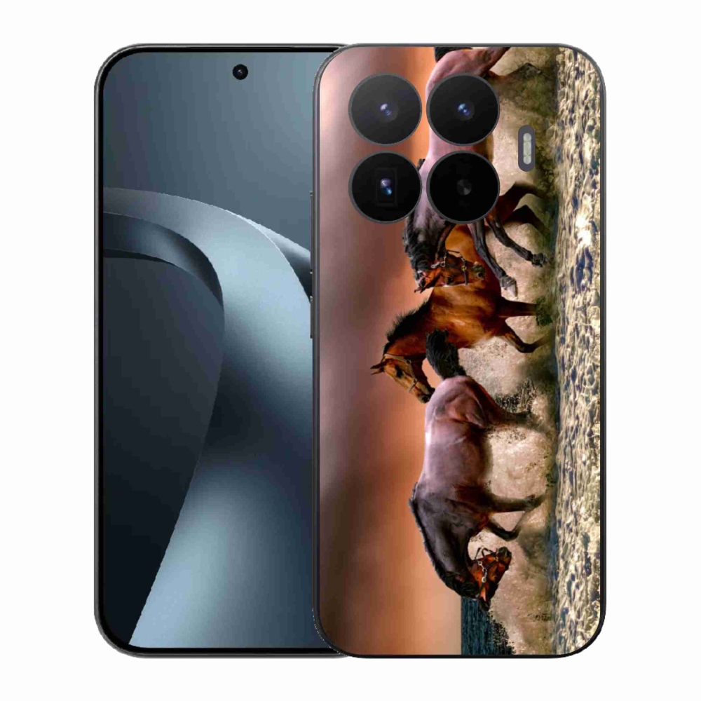 Gelový kryt mmCase na Xiaomi 17T - koně 1