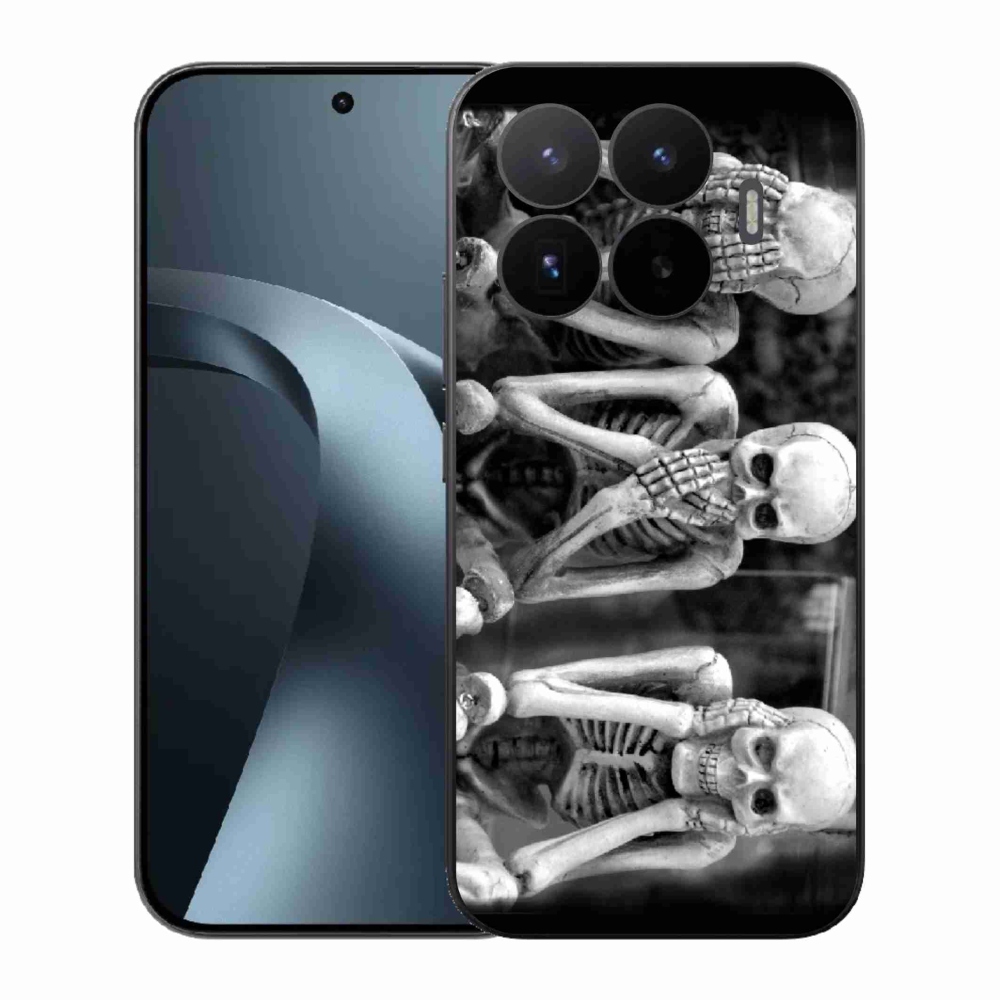 Gelový kryt mmCase na Xiaomi 17T - kostlivci