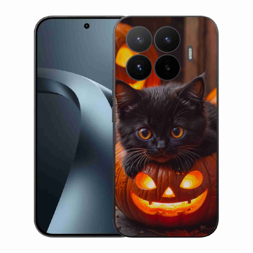 Gelový kryt mmCase na Xiaomi 17T - kotě a dýně