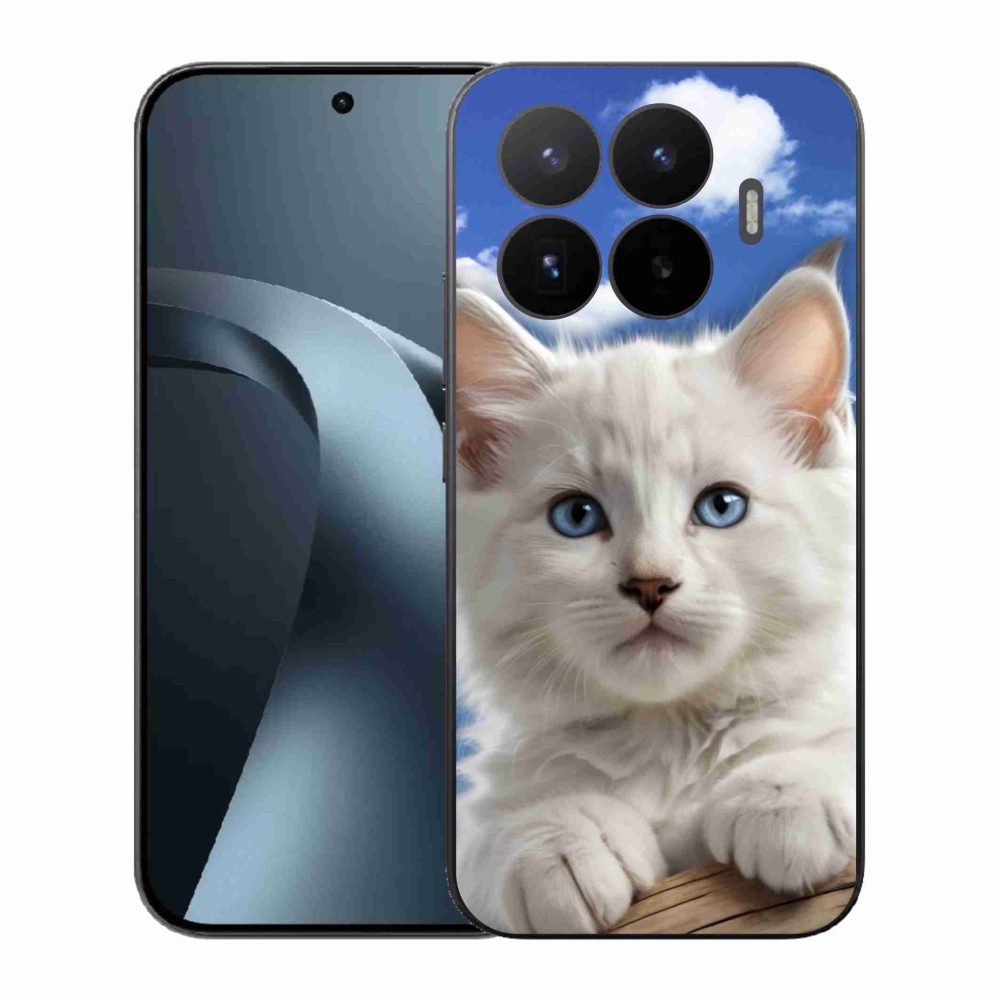 Gelový kryt mmCase na Xiaomi 17T - kotě a oblaka
