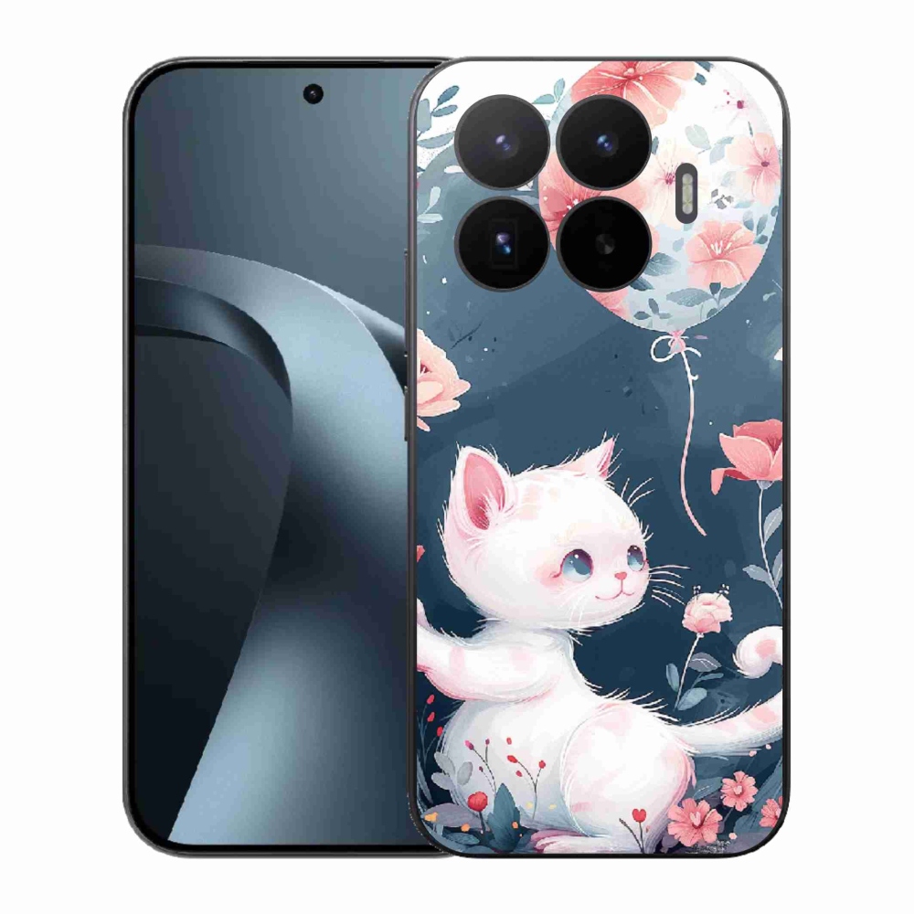 Gelový kryt mmCase na Xiaomi 17T - kotě s balónkem