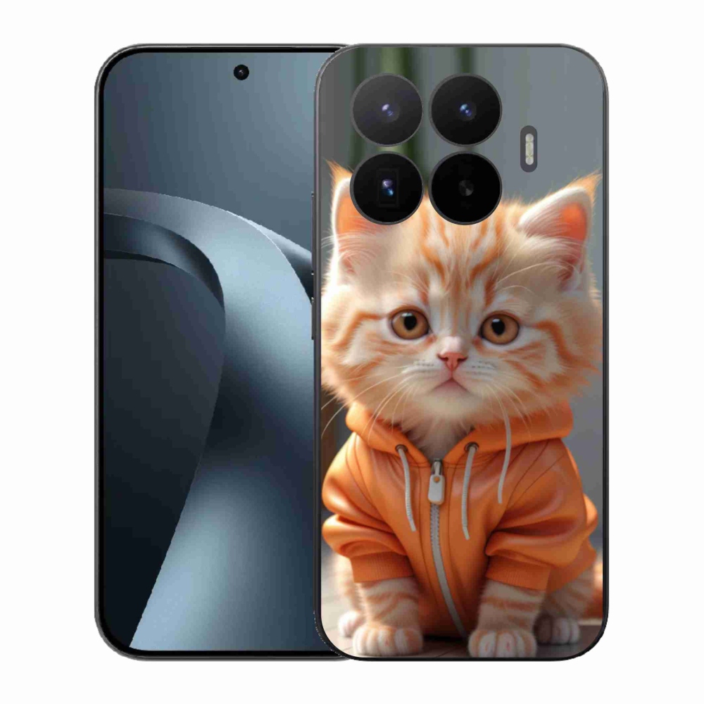 Gelový kryt mmCase na Xiaomi 17T - kotě v mikině