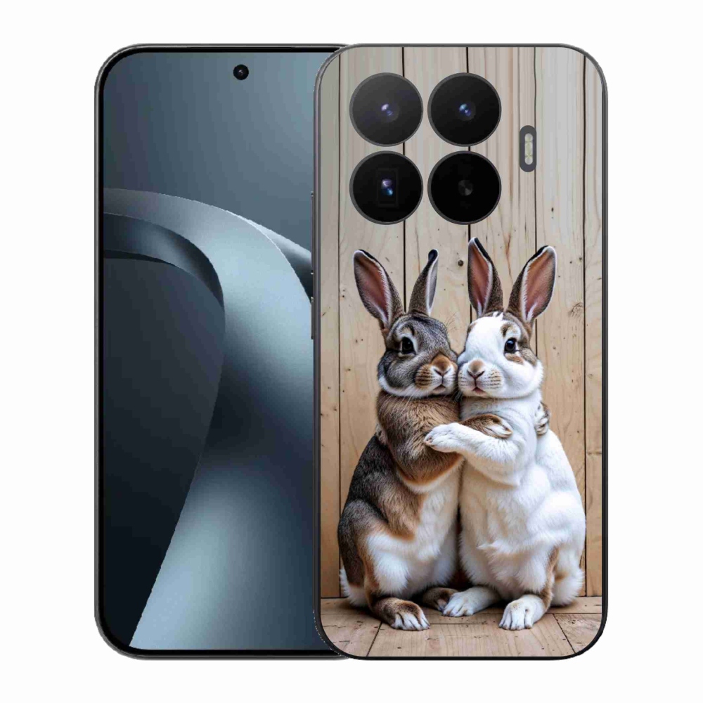 Gelový kryt mmCase na Xiaomi 17T - králičí pár