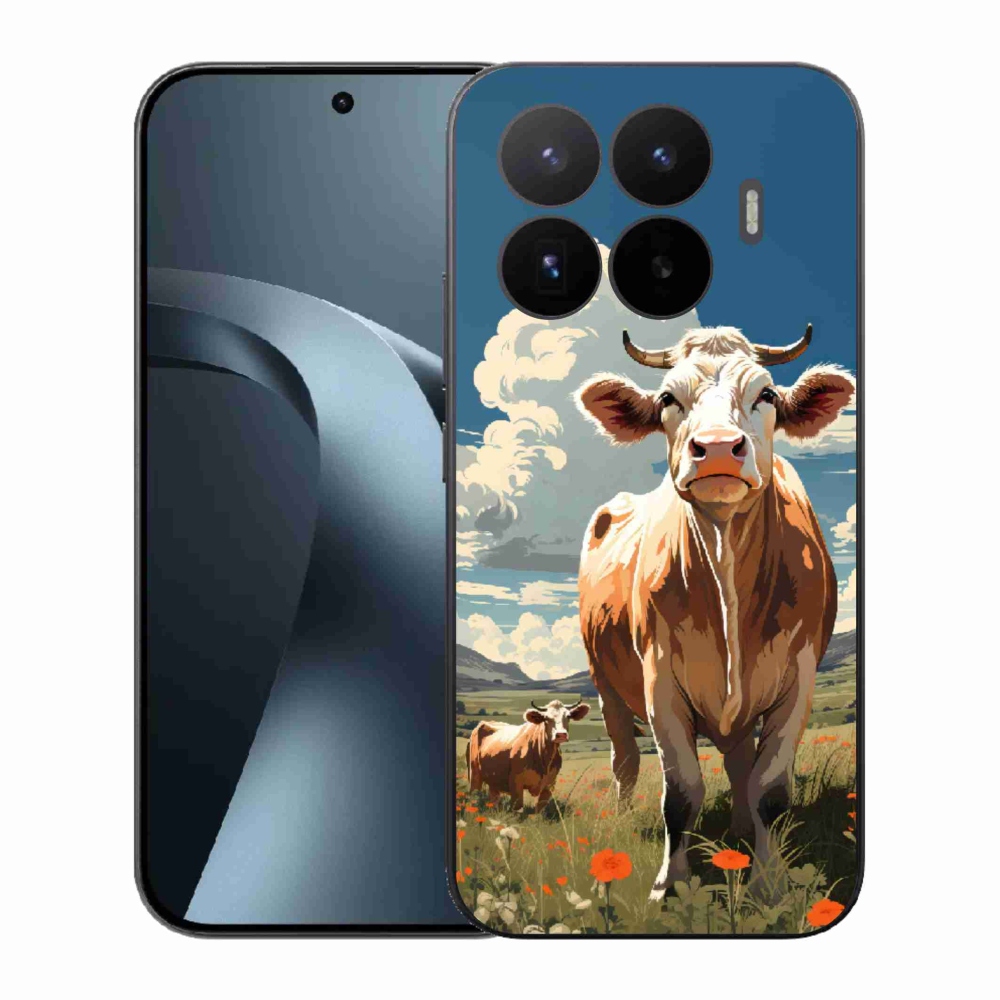 Gelový kryt mmCase na Xiaomi 17T - krávy na louce