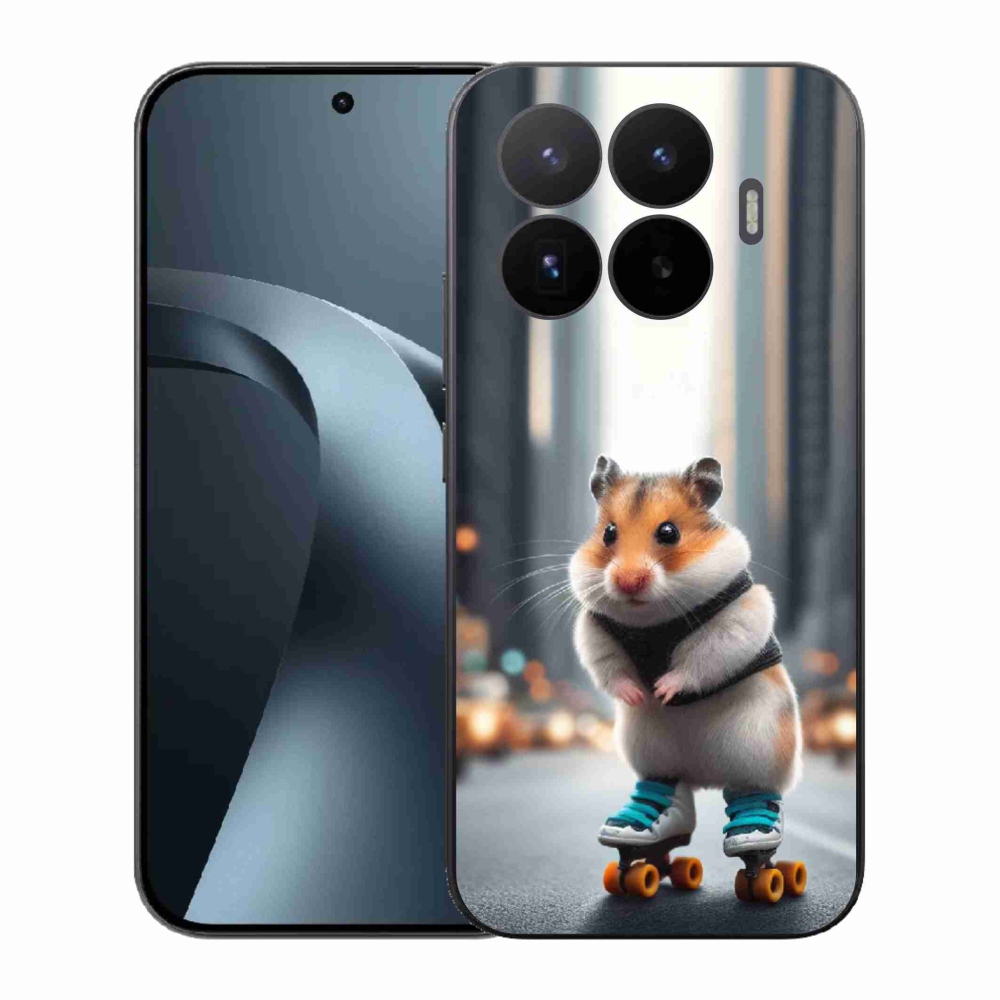 Gelový kryt mmCase na Xiaomi 17T - křeček na bruslích