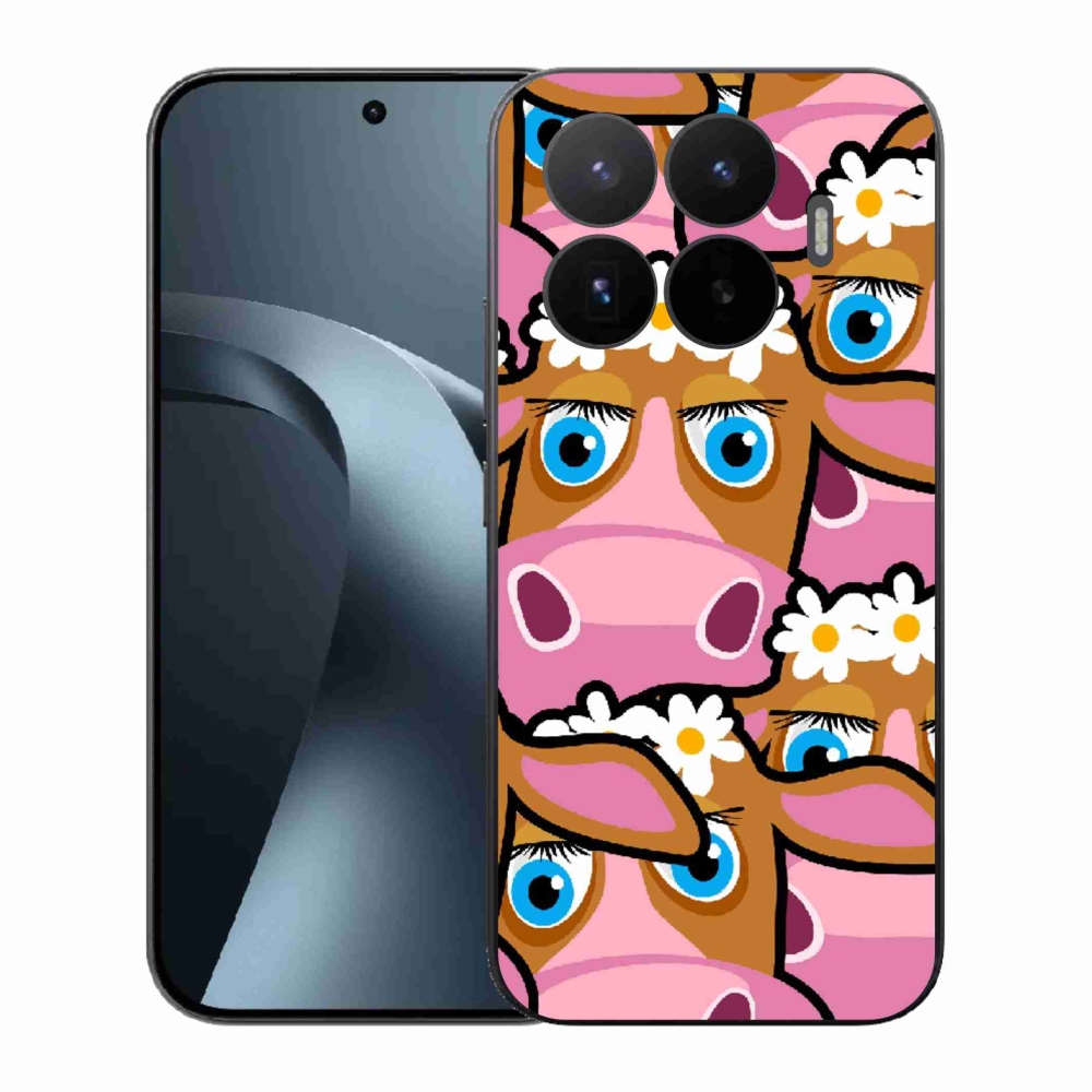 Gelový kryt mmCase na Xiaomi 17T - kreslené kravičky
