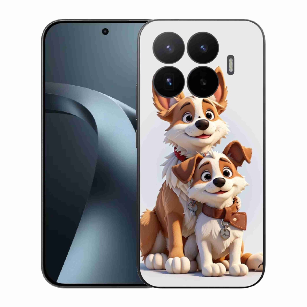 Gelový kryt mmCase na Xiaomi 17T - kreslení psi