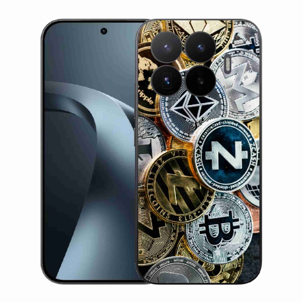 Gelový kryt mmCase na Xiaomi 17T - kryptoměny