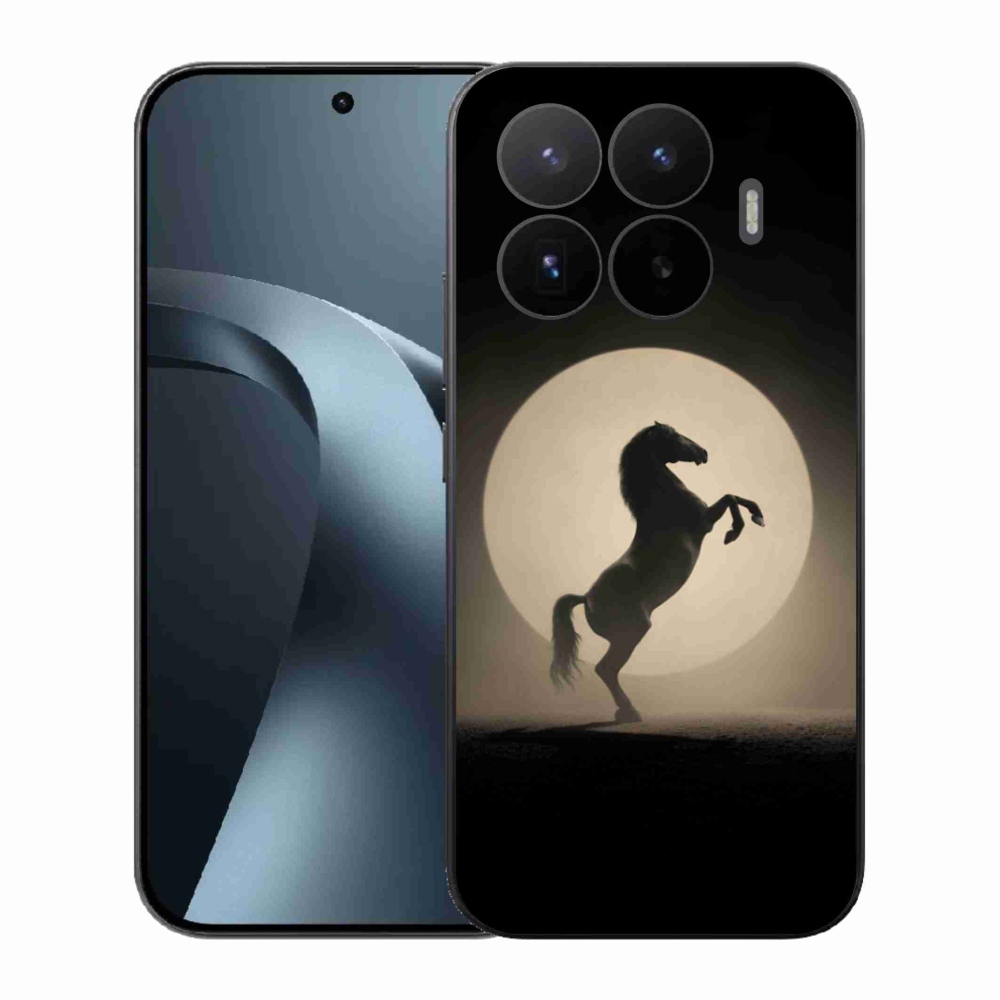 Gelový kryt mmCase na Xiaomi 17T - kůň v siluetě
