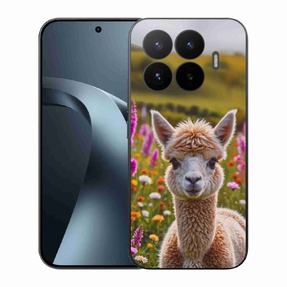 Gelový kryt mmCase na Xiaomi 17T - lama na louce