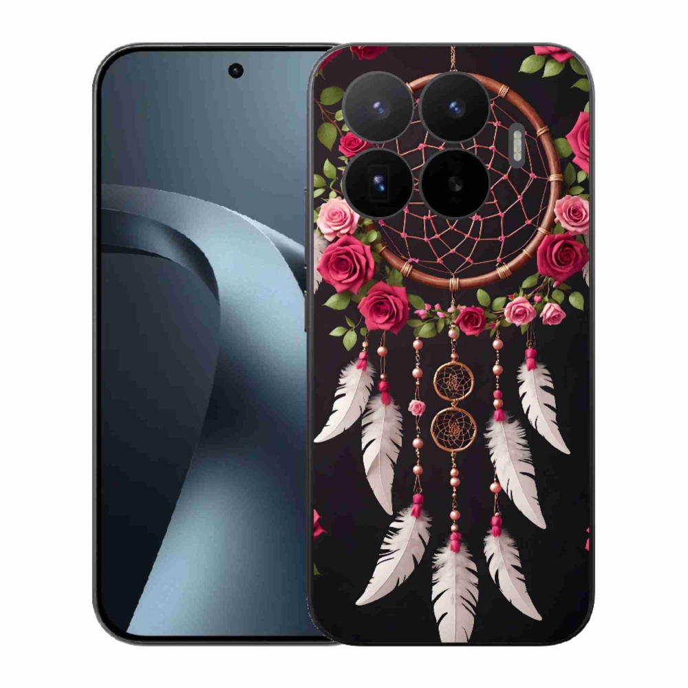 Gelový kryt mmCase na Xiaomi 17T - lapač snů s růžemi