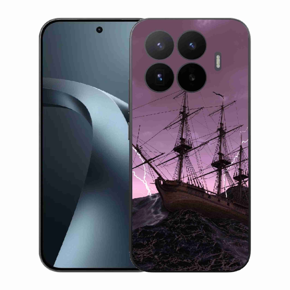 Gelový kryt mmCase na Xiaomi 17T - loď v bouři