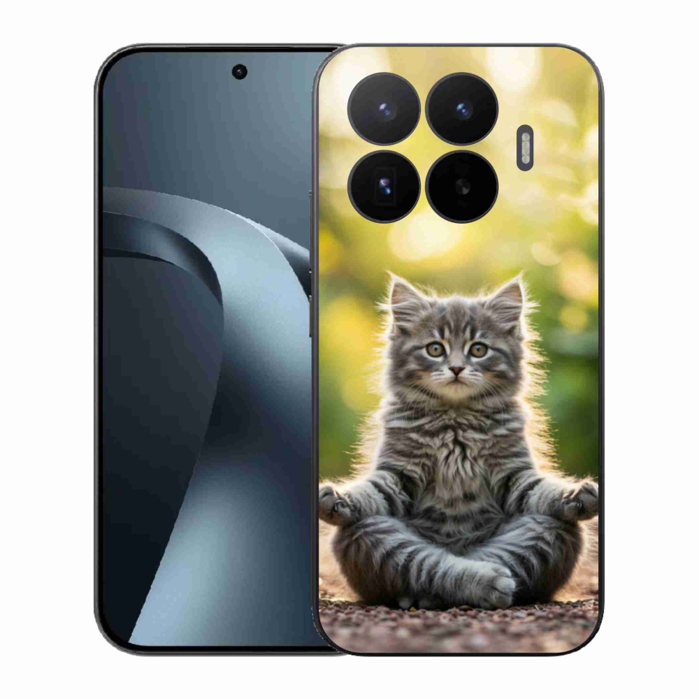 Gelový kryt mmCase na Xiaomi 17T - meditující kotě