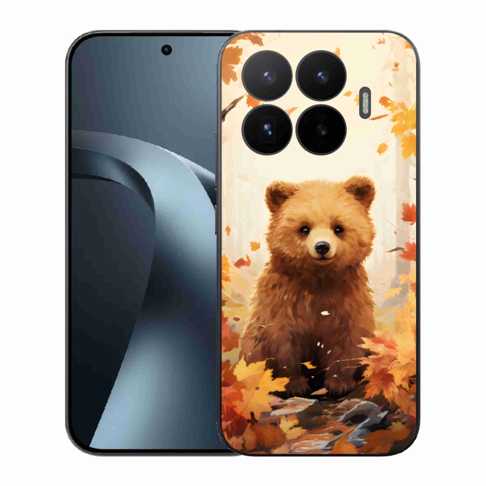 Gelový kryt mmCase na Xiaomi 17T - medvěd v lese