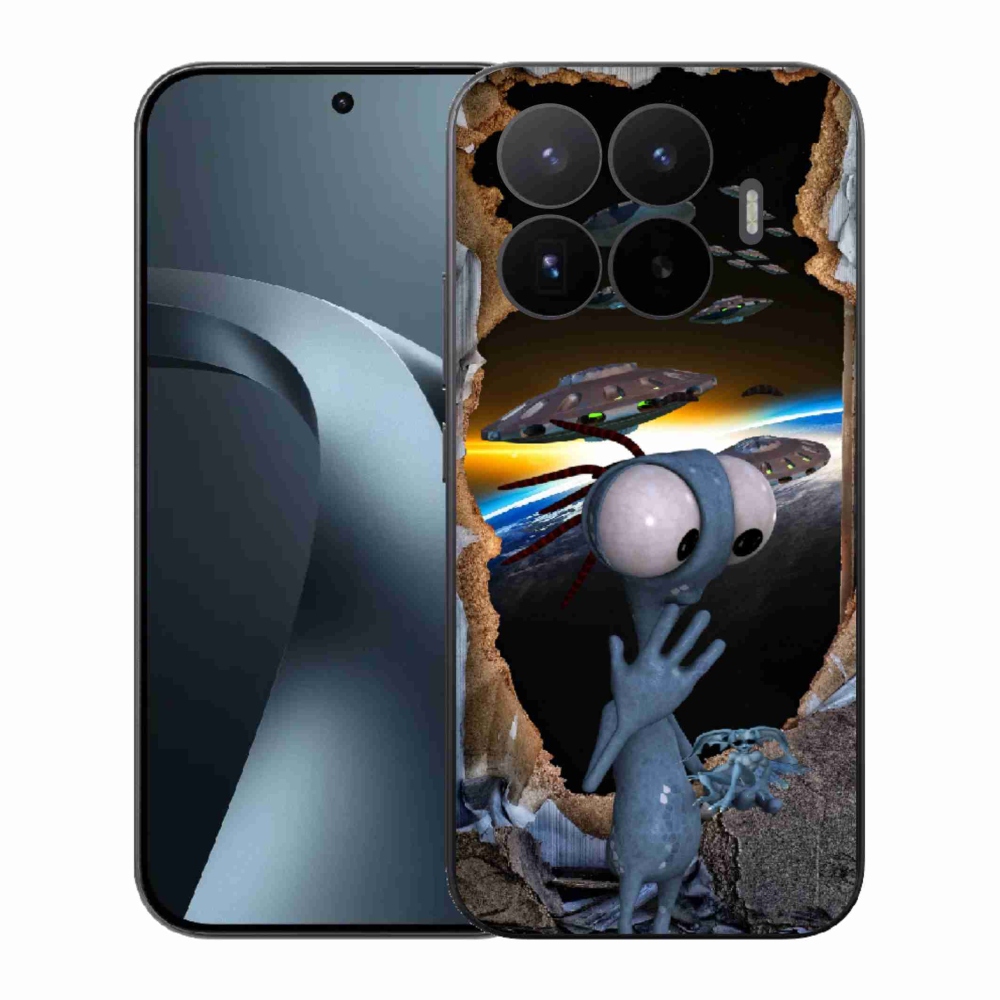 Gelový kryt mmCase na Xiaomi 17T - mimozemšťan