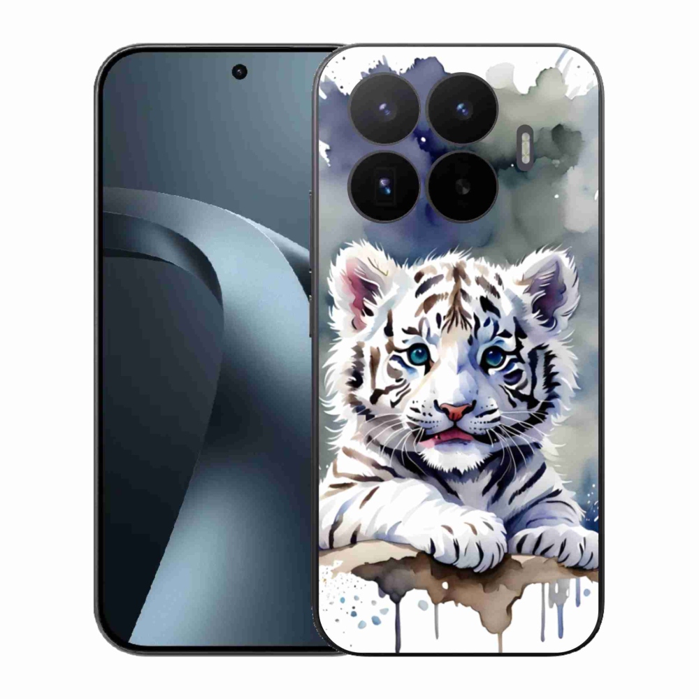 Gelový kryt mmCase na Xiaomi 17T - mládě bílého tygra