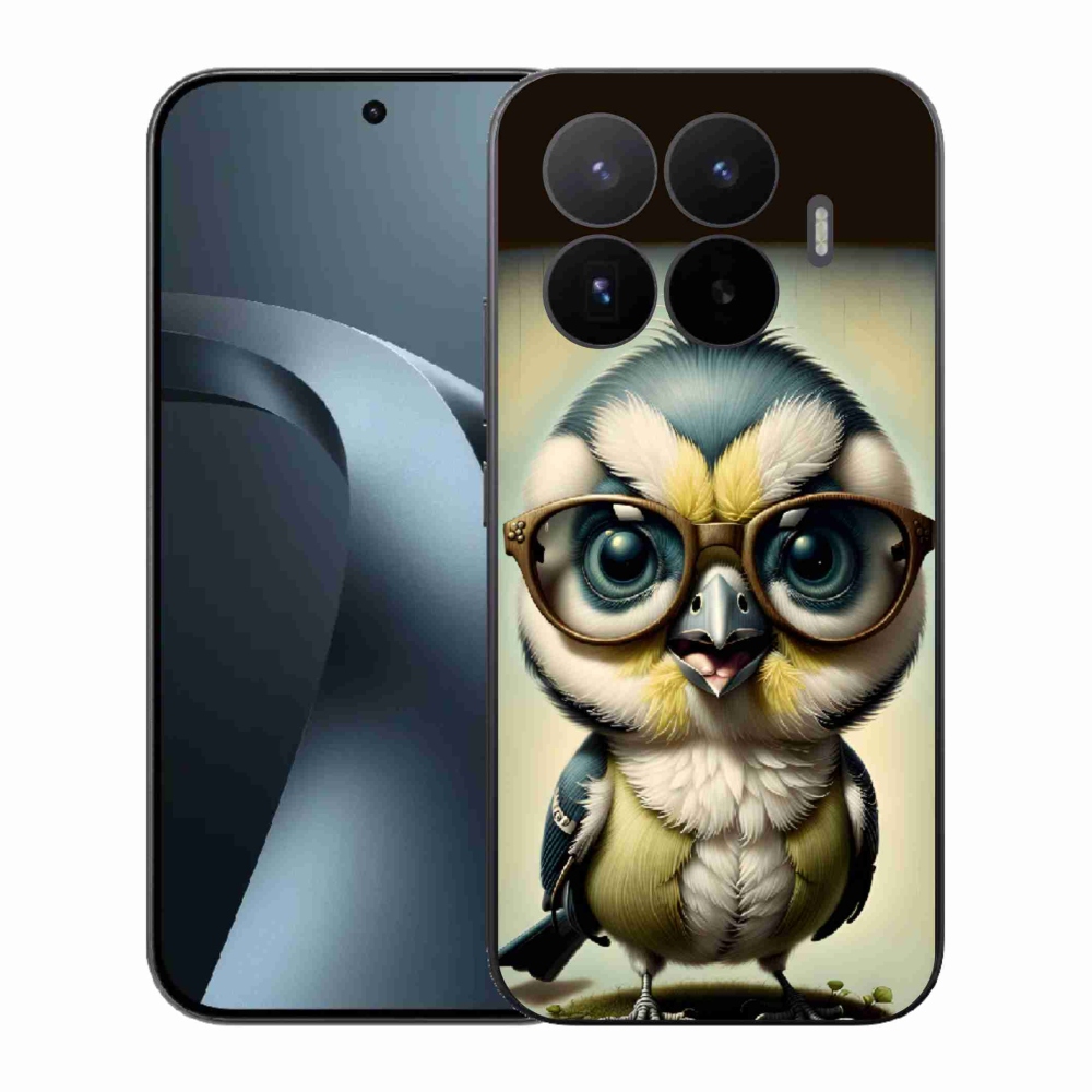 Gelový kryt mmCase na Xiaomi 17T - mládě s brýlemi