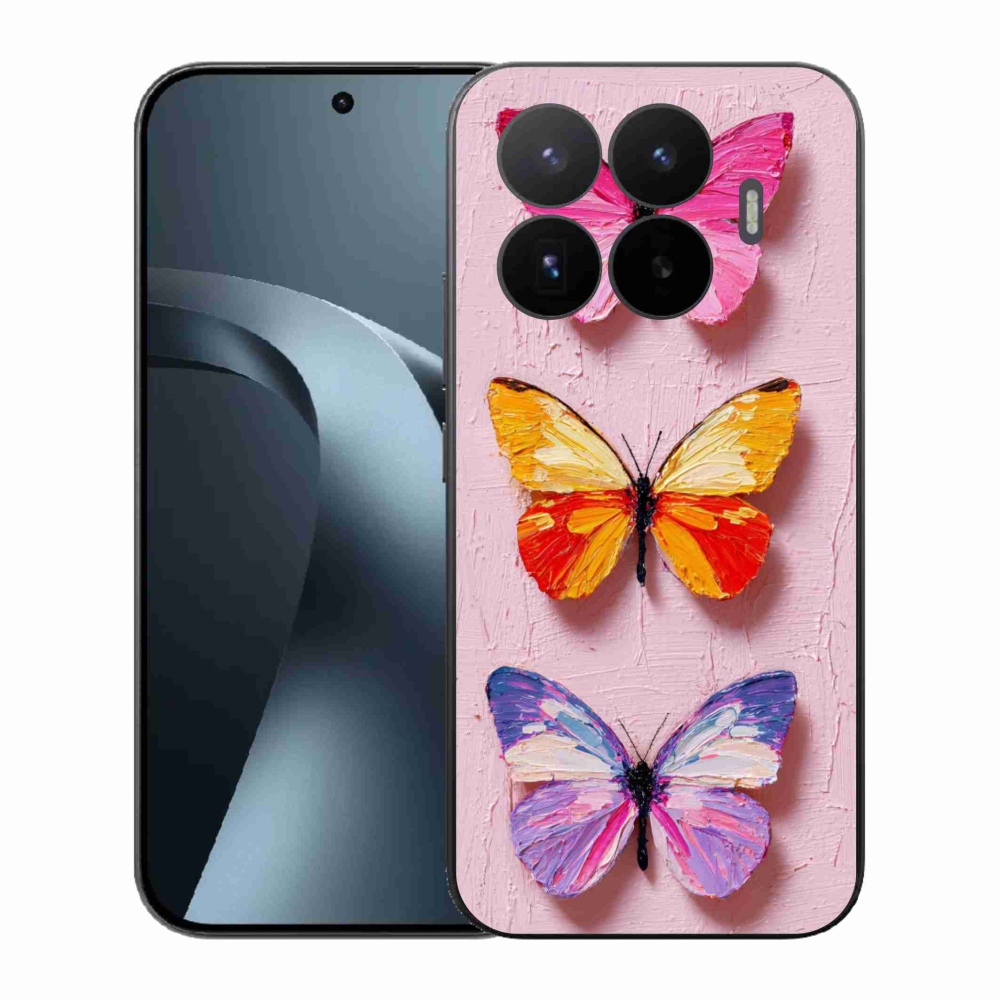 Gelový kryt mmCase na Xiaomi 17T - motýlí trojice