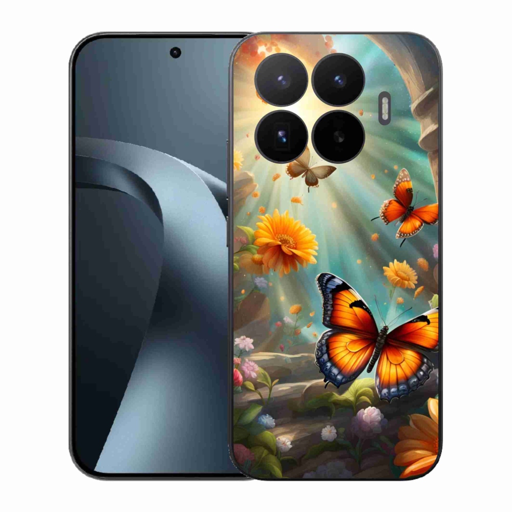 Gelový kryt mmCase na Xiaomi 17T - motýlí zahrada 2