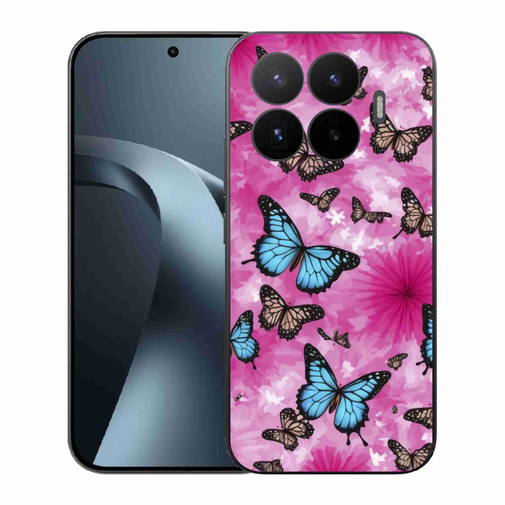 Gelový kryt mmCase na Xiaomi 17T - motýlí zahrada