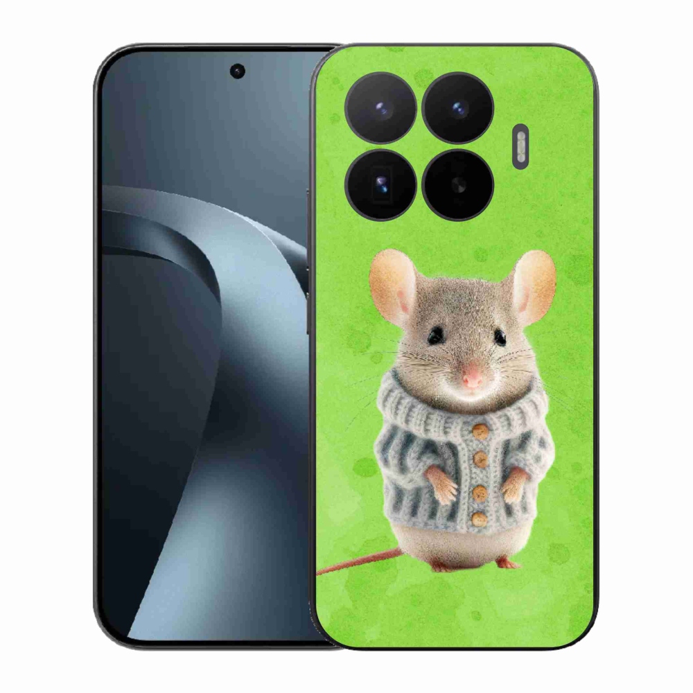 Gelový kryt mmCase na Xiaomi 17T - myška ve svetru