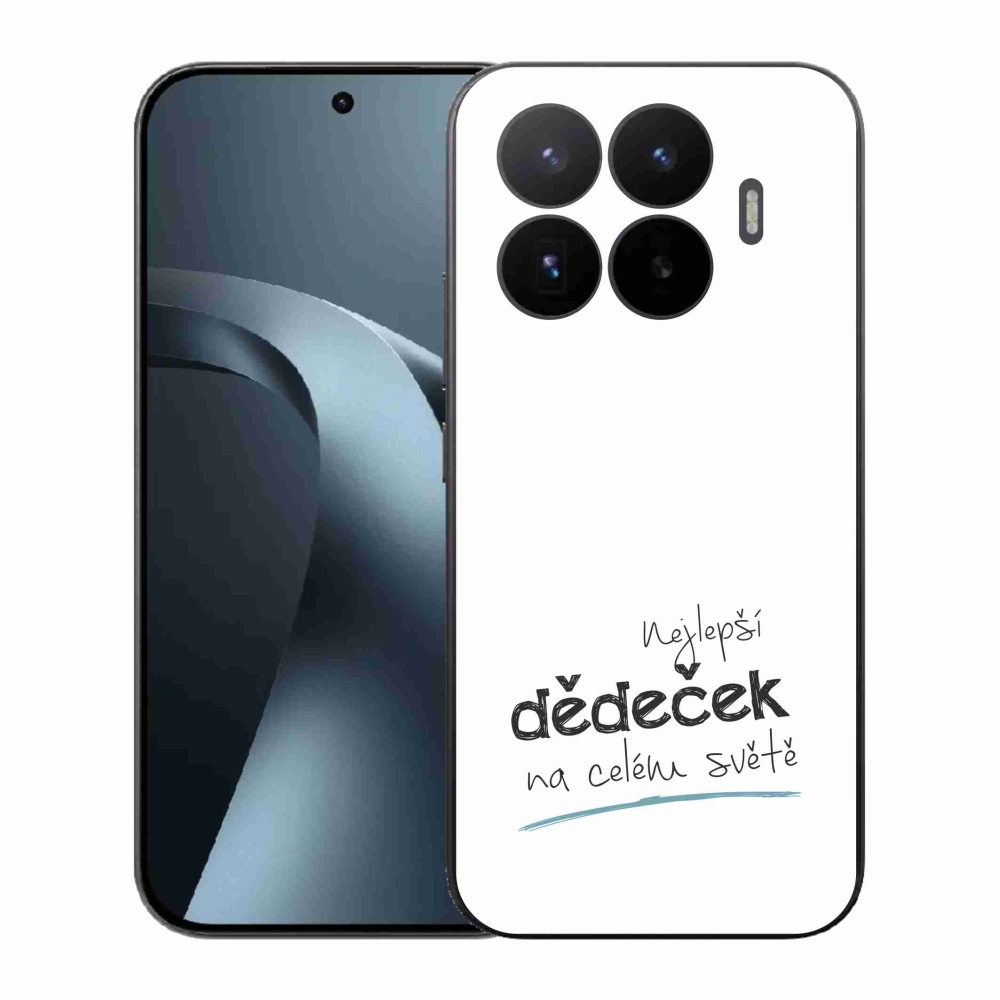 Gelový kryt mmCase na Xiaomi 17T - nejlepší dědeček 3 bílé pozadí