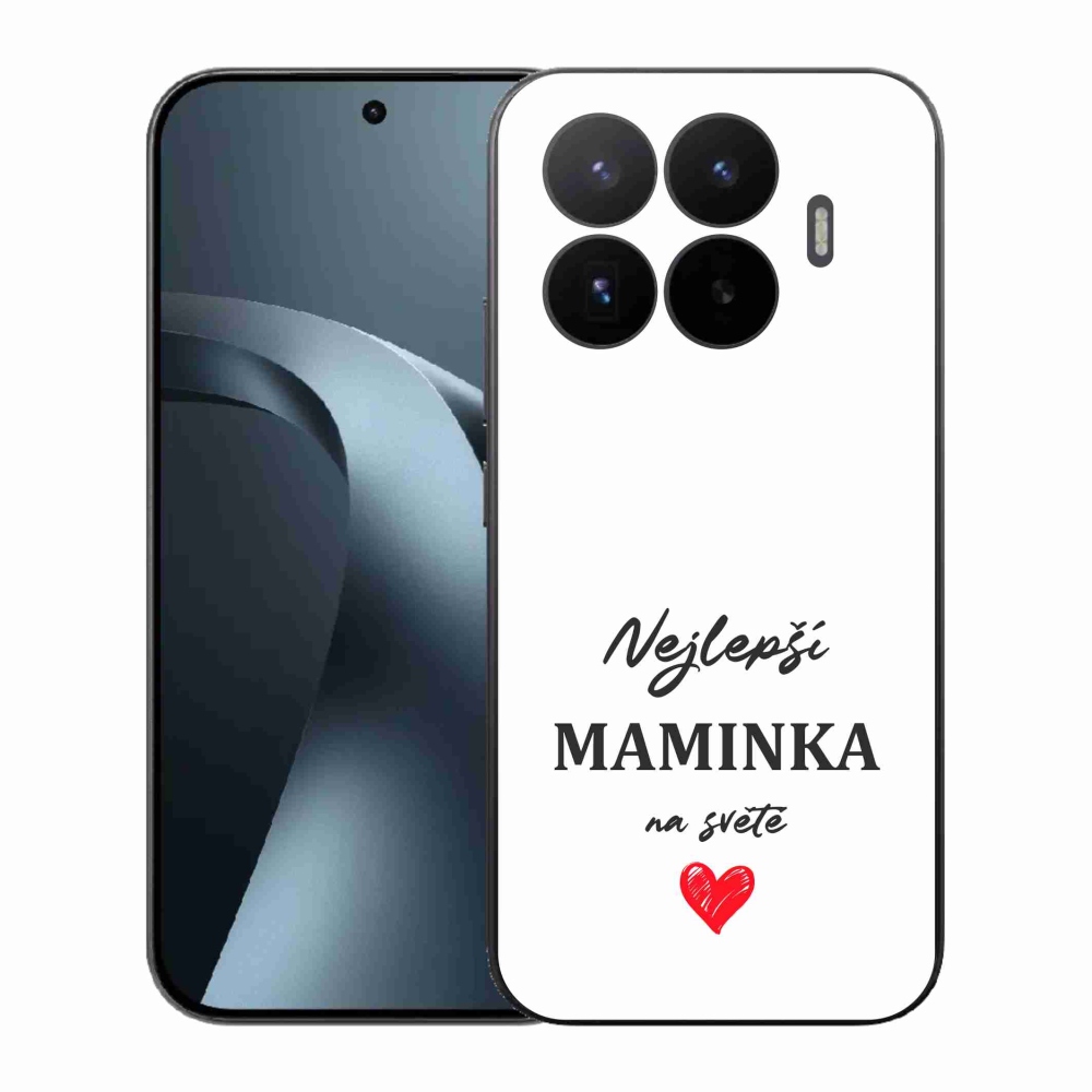 Gelový kryt mmCase na Xiaomi 17T - nejlepší maminka 1 bílé pozadí