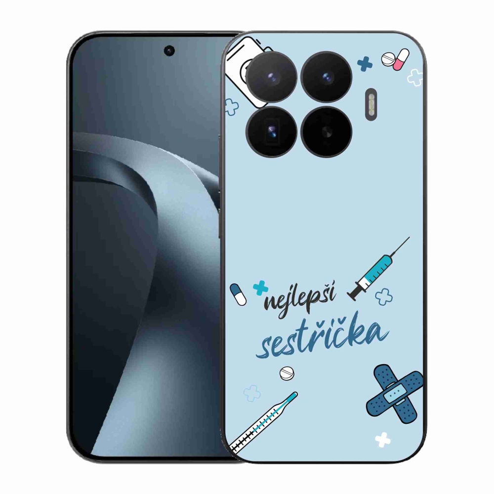 Gelový kryt mmCase na Xiaomi 17T - nejlepší sestřička modré pozadí
