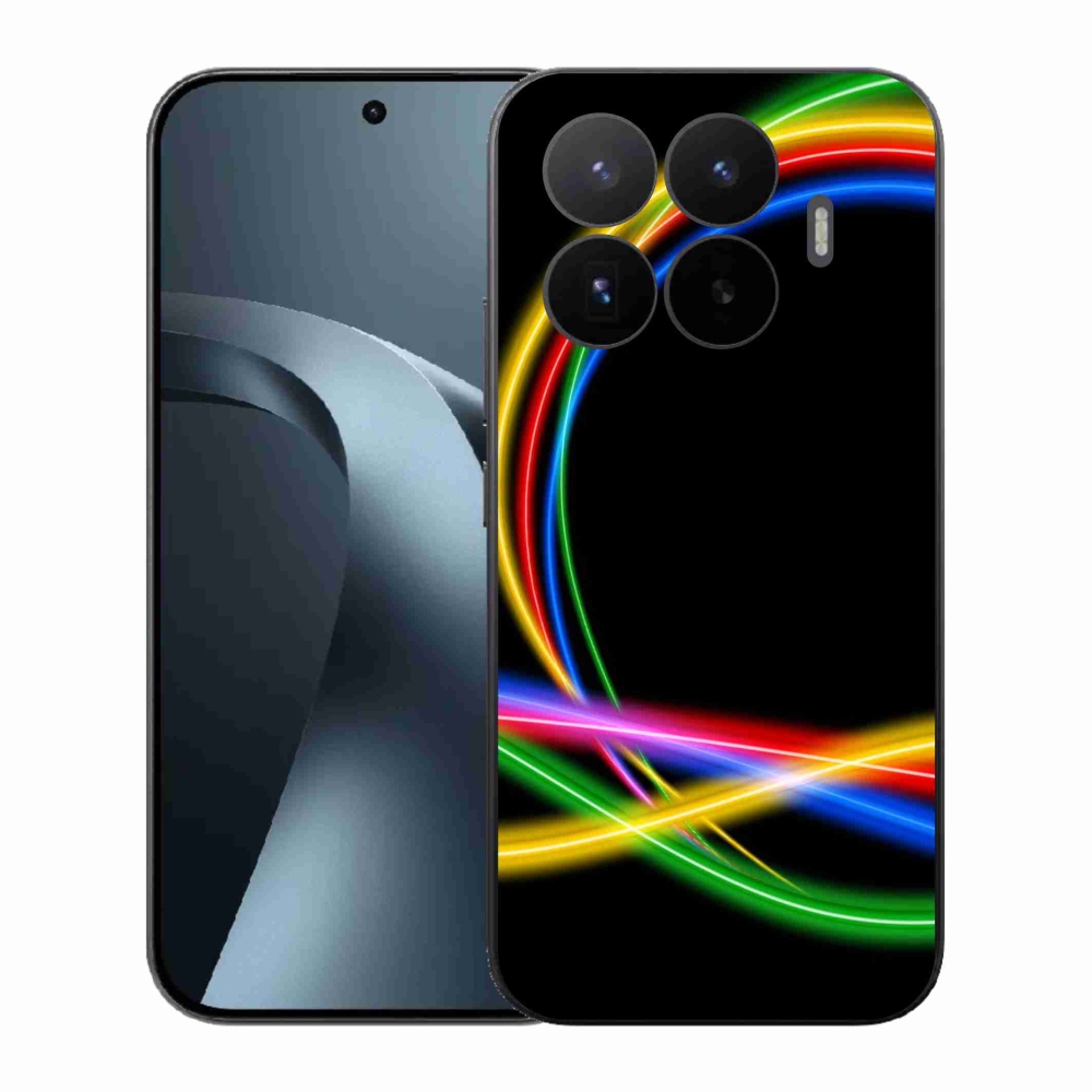 Gelový kryt mmCase na Xiaomi 17T - neonové kruhy