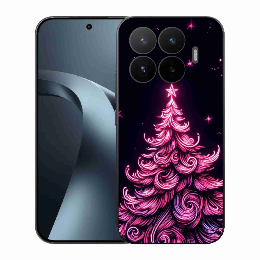 Gelový kryt mmCase na Xiaomi 17T - neonový vánoční stromek 2