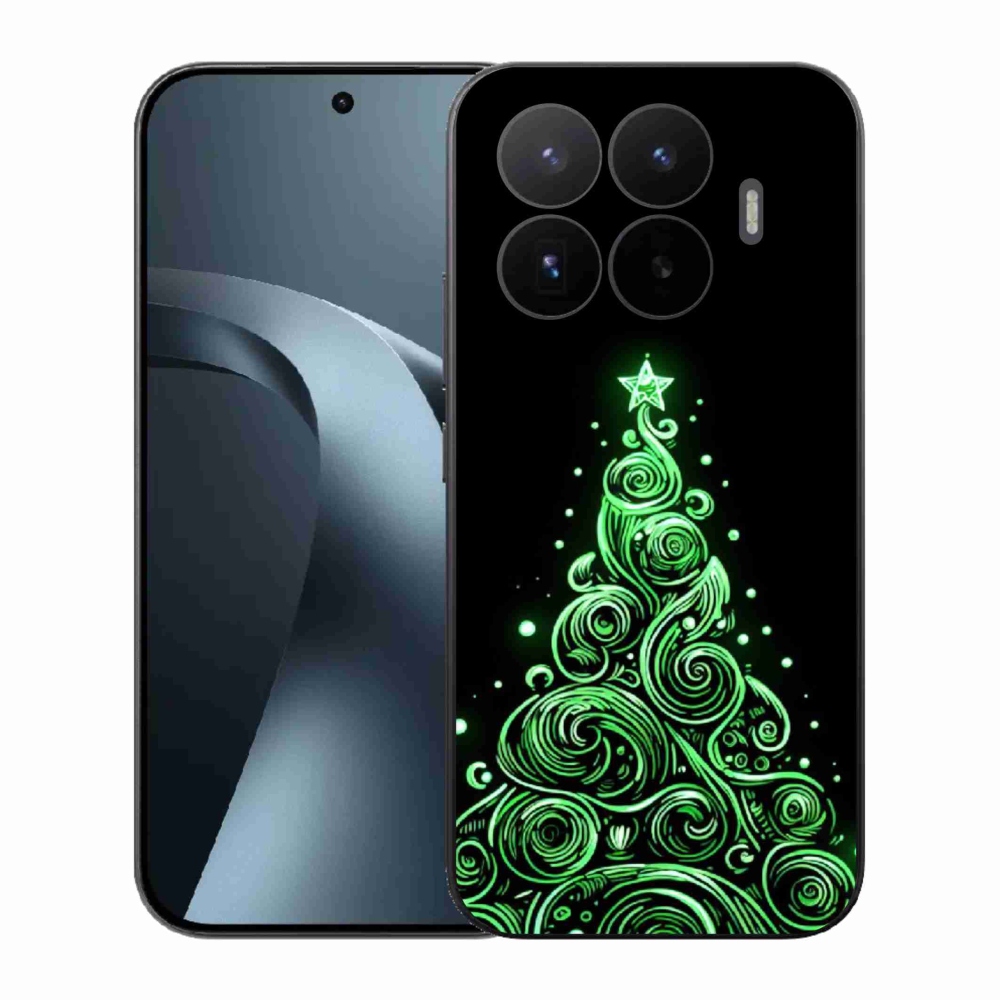Gelový kryt mmCase na Xiaomi 17T - neonový vánoční stromek 3