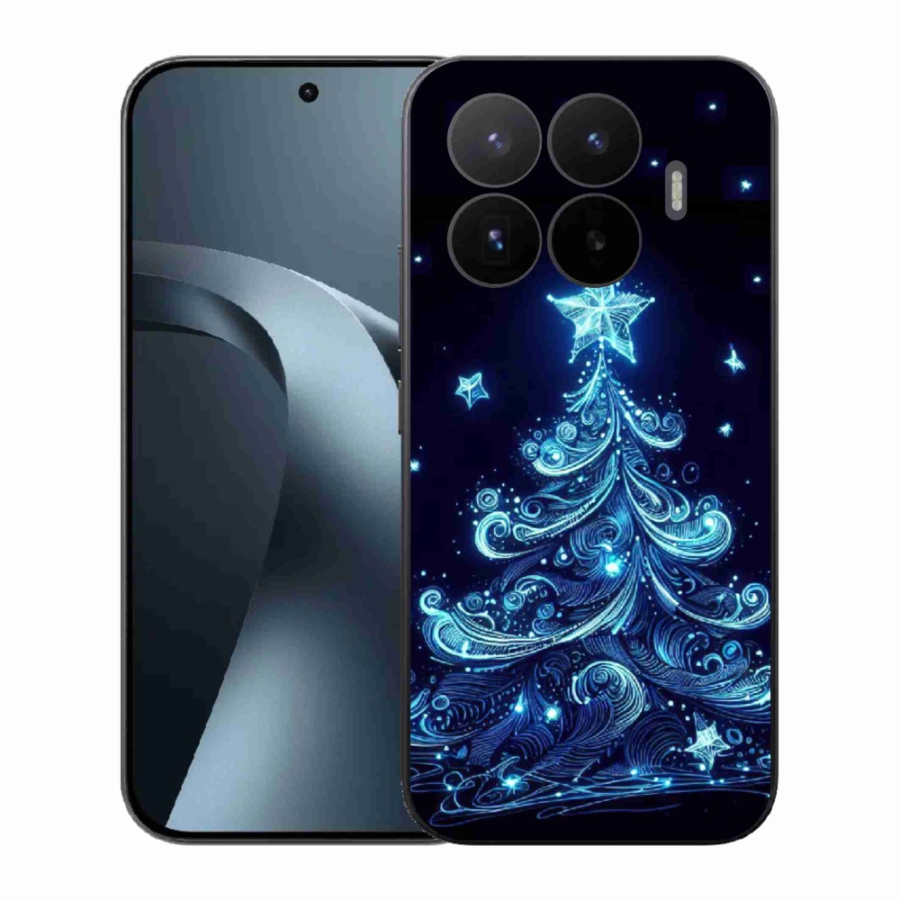 Gelový kryt mmCase na Xiaomi 17T - neonový vánoční stromek 4