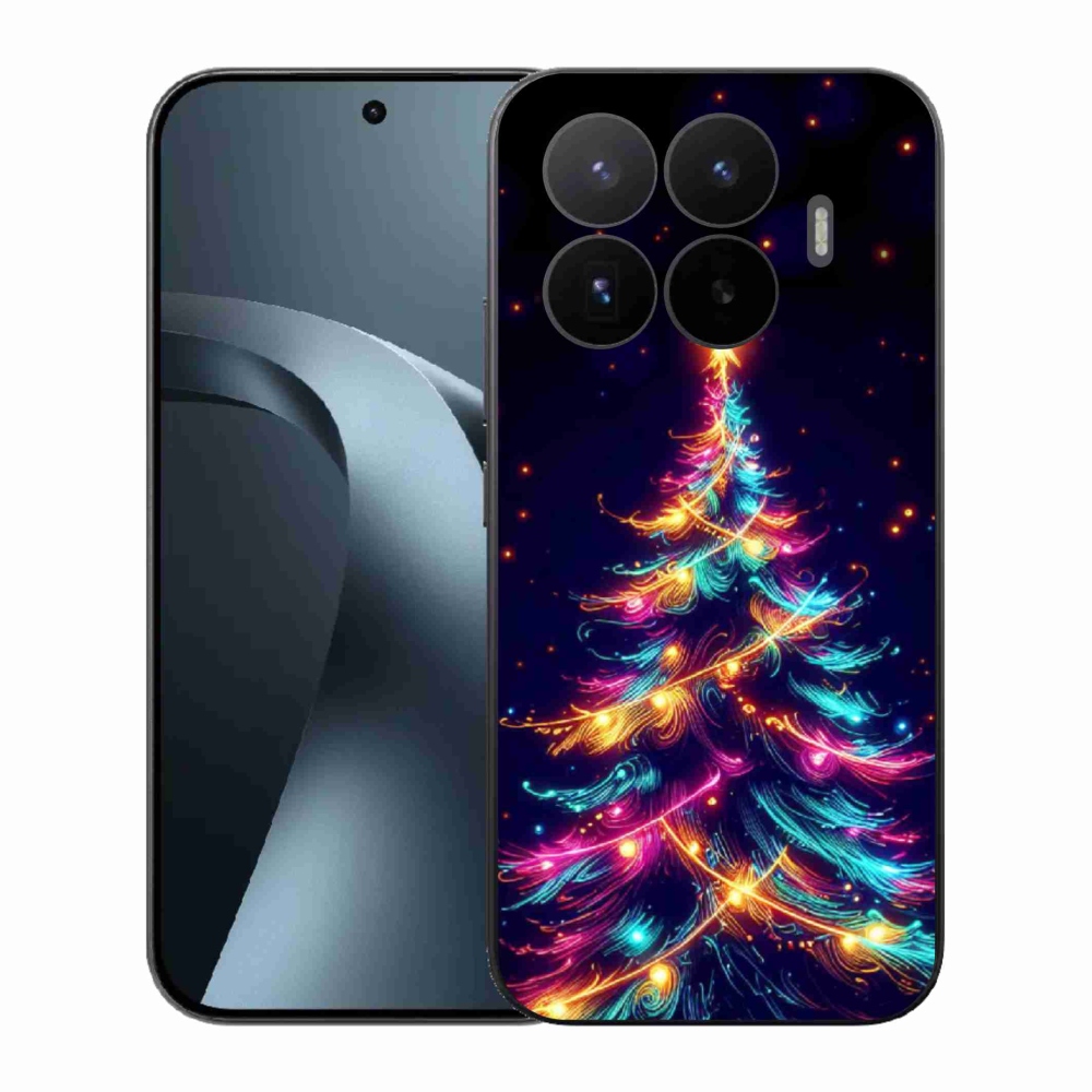 Gelový kryt mmCase na Xiaomi 17T - neonový vánoční stromek