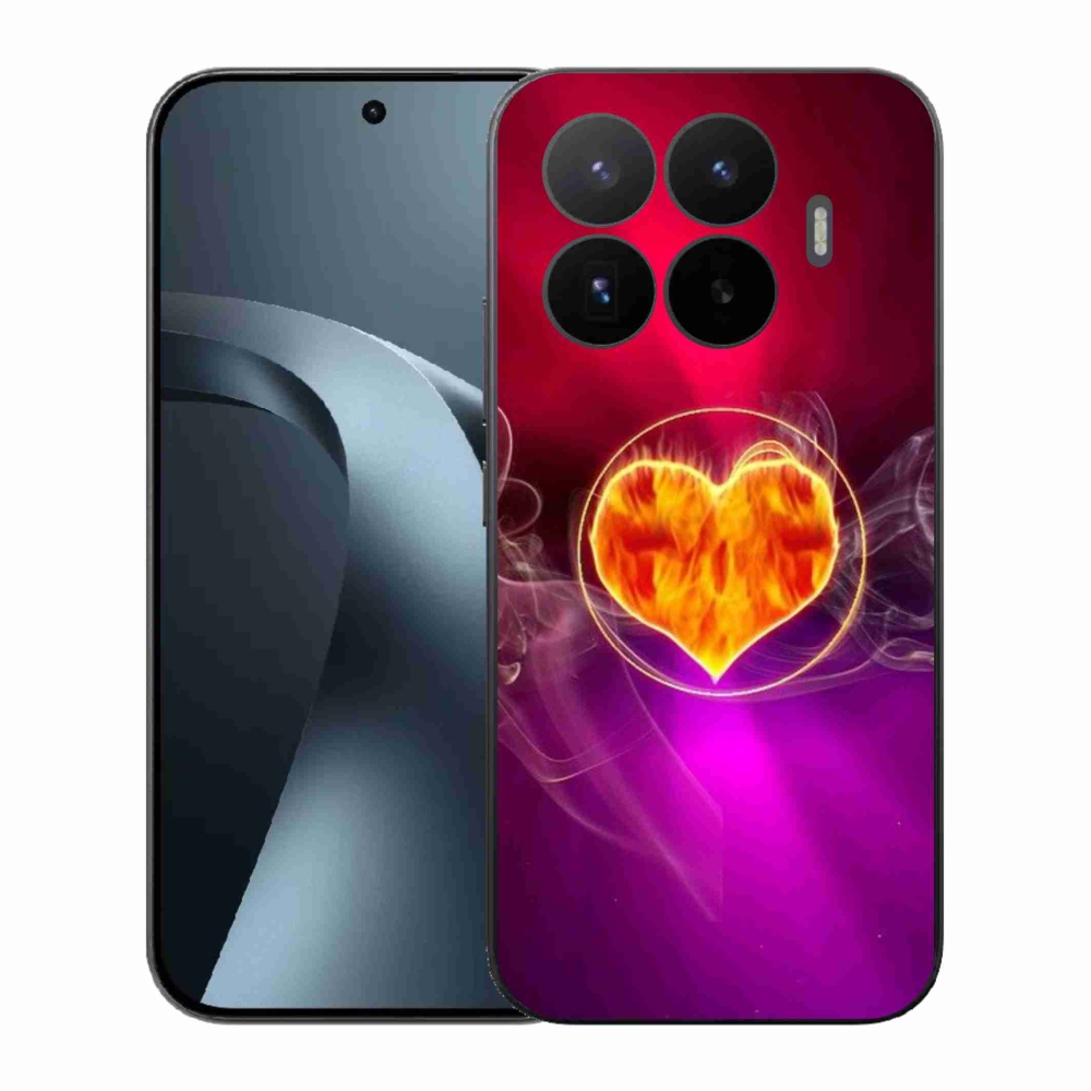 Gelový kryt mmCase na Xiaomi 17T - ohnivé srdce
