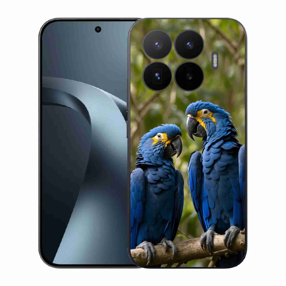 Gelový kryt mmCase na Xiaomi 17T - papouščí duo