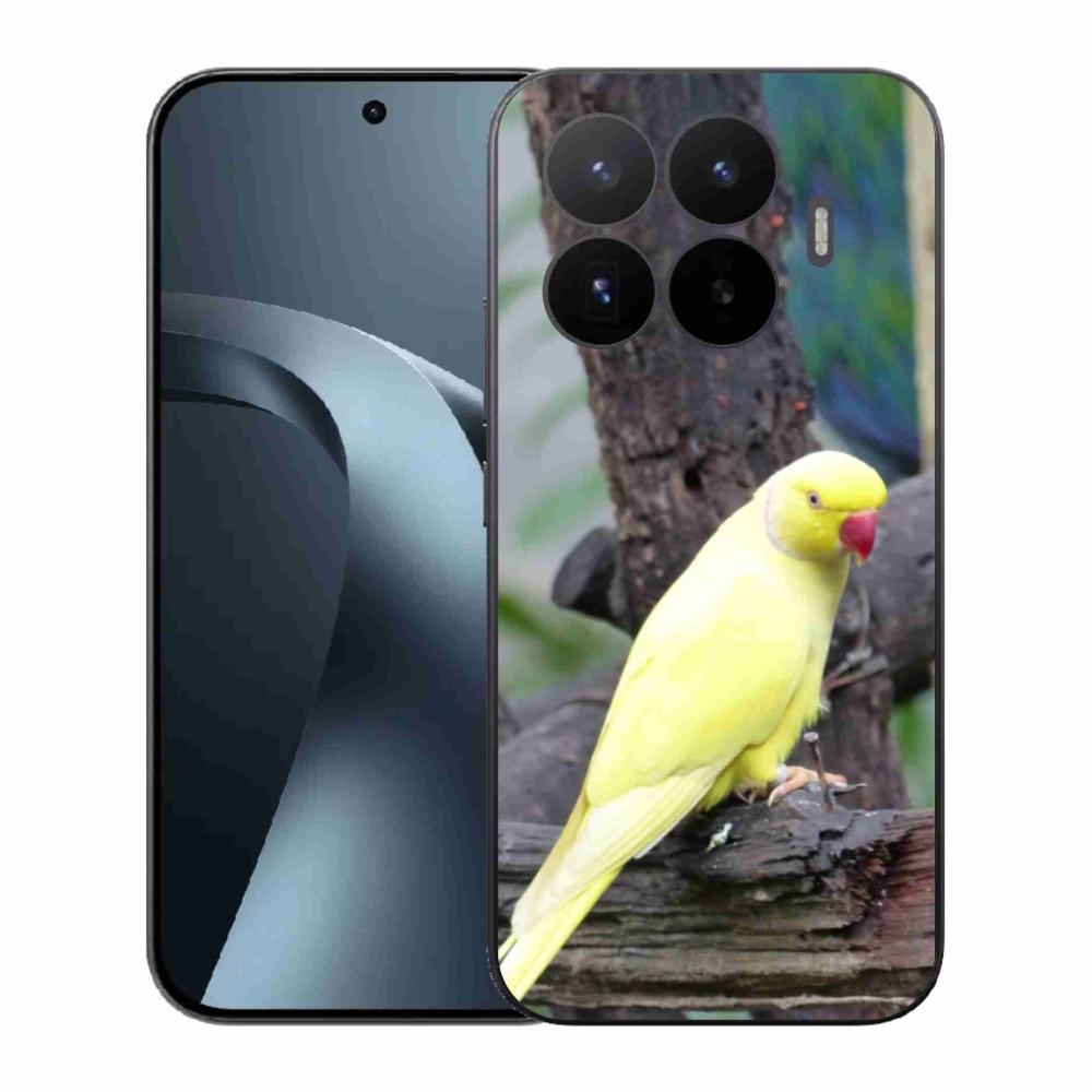 Gelový kryt mmCase na Xiaomi 17T - papoušek alexandr žlutý