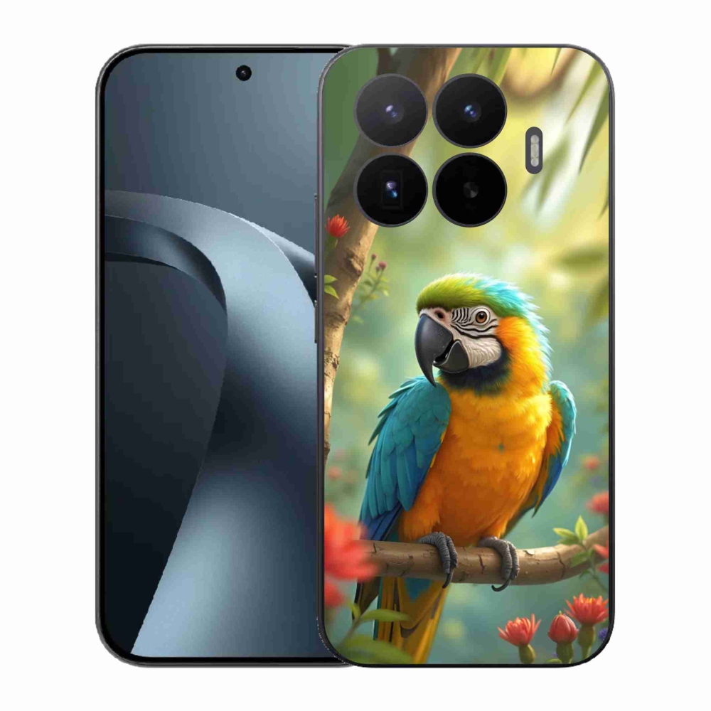 Gelový kryt mmCase na Xiaomi 17T - papoušek ara modrožlutá