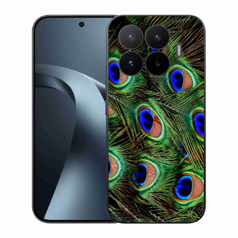 Gelový kryt mmCase na Xiaomi 17T - paví peří