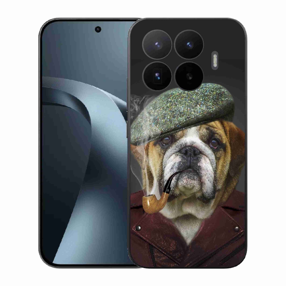 Gelový kryt mmCase na Xiaomi 17T - pes s fajfkou