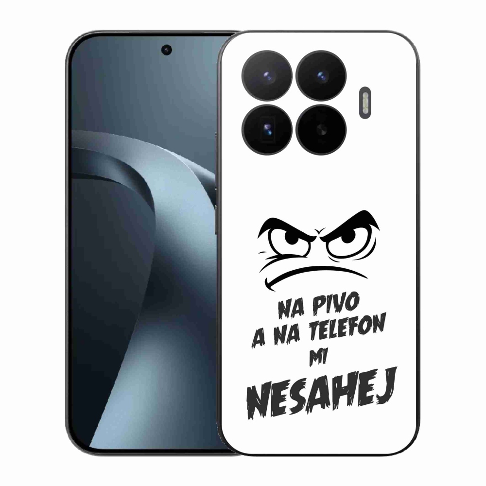 Gelový kryt mmCase na Xiaomi 17T - pivní motiv 2 bílé pozadí
