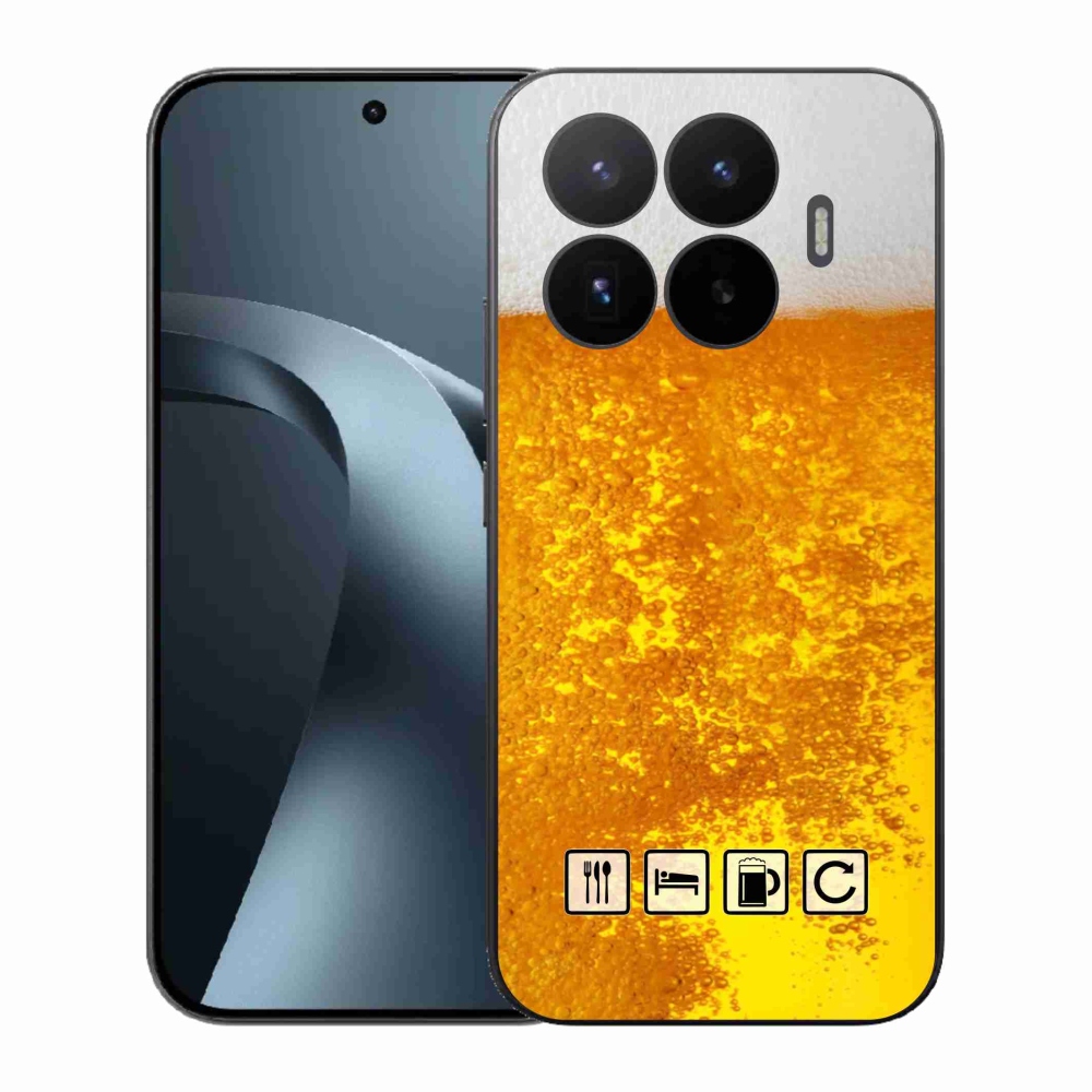 Gelový kryt mmCase na Xiaomi 17T - pivní motiv 3