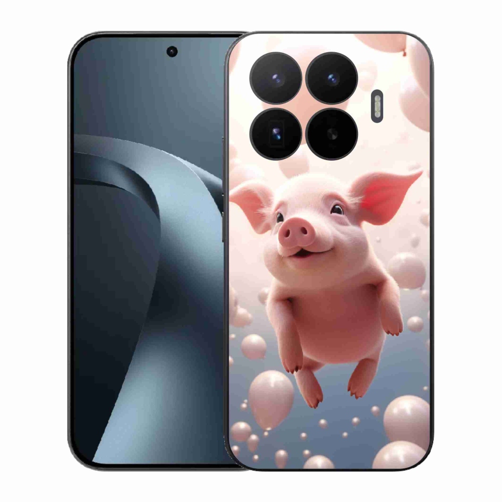Gelový kryt mmCase na Xiaomi 17T - prasátko s balónky