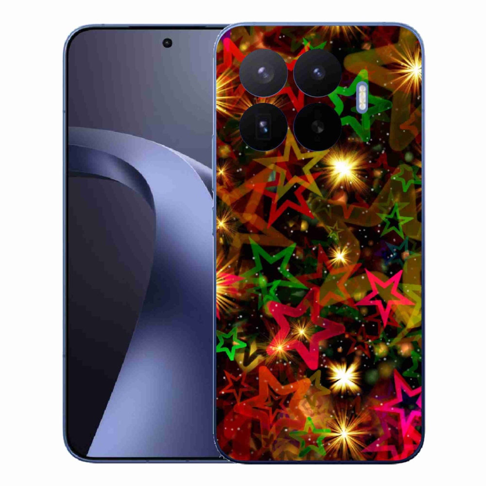 Gelový kryt mmCase na Xiaomi 17T Pro - barevné hvězdičky