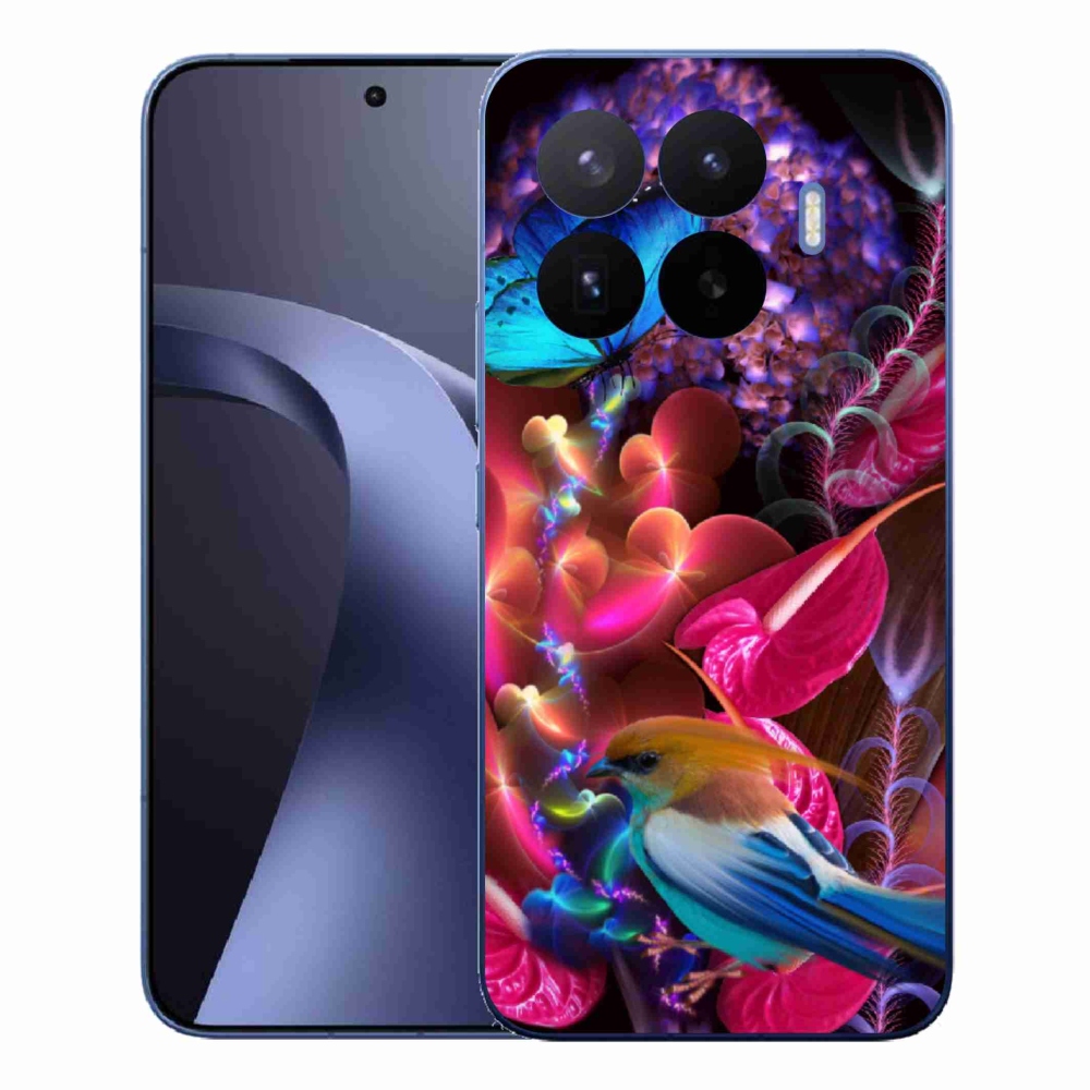 Gelový kryt mmCase na Xiaomi 17T Pro - barevné květiny
