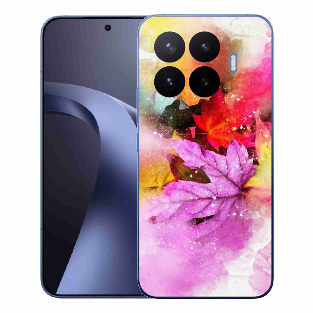 Gelový kryt mmCase na Xiaomi 17T Pro - barevné listy