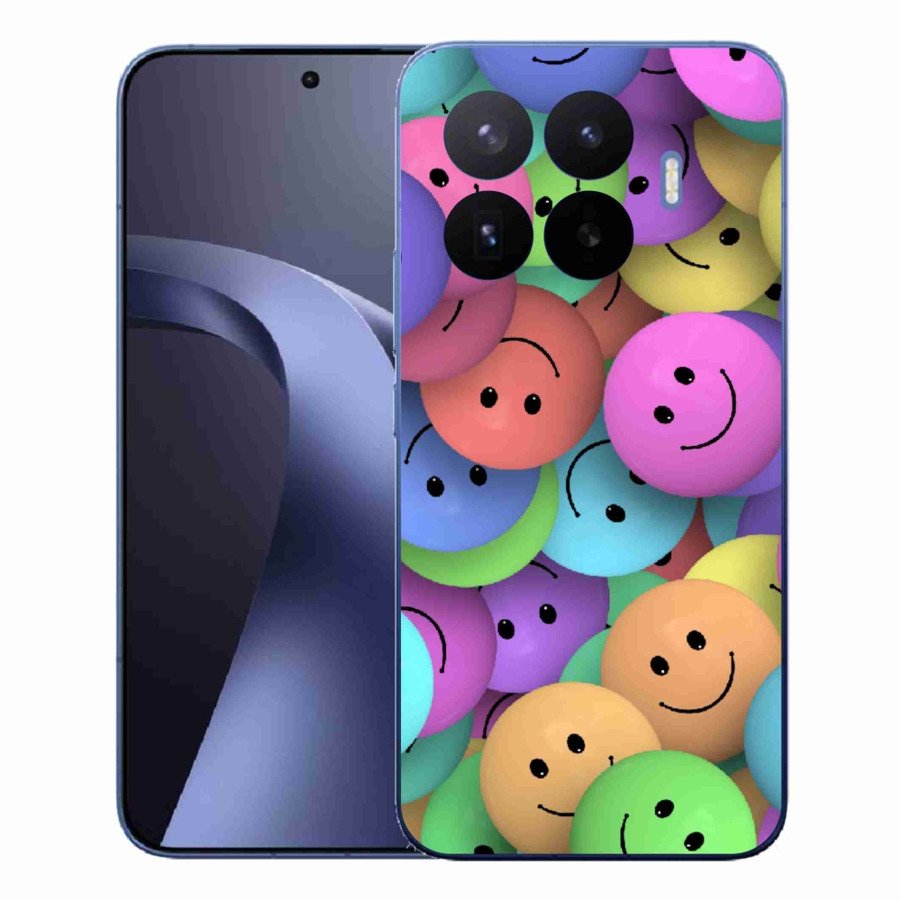 Gelový kryt mmCase na Xiaomi 17T Pro - barevní smajlíci
