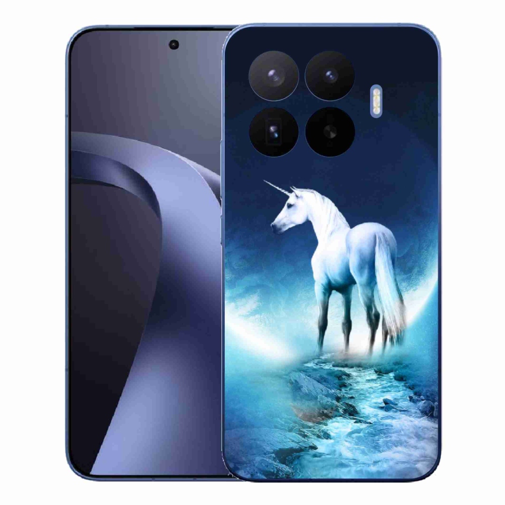 Gelový kryt mmCase na Xiaomi 17T Pro - bílý jednorožec