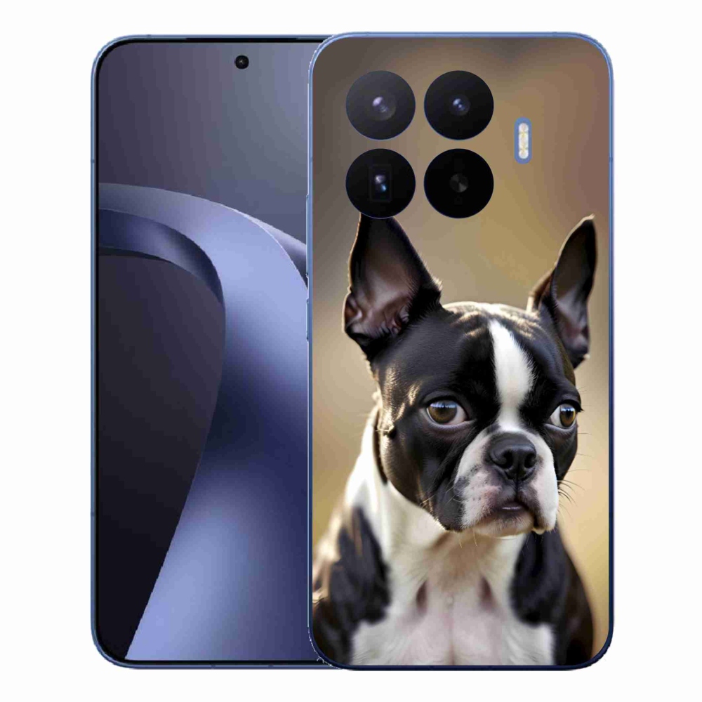 Gelový kryt mmCase na Xiaomi 17T Pro - bostonský teriér