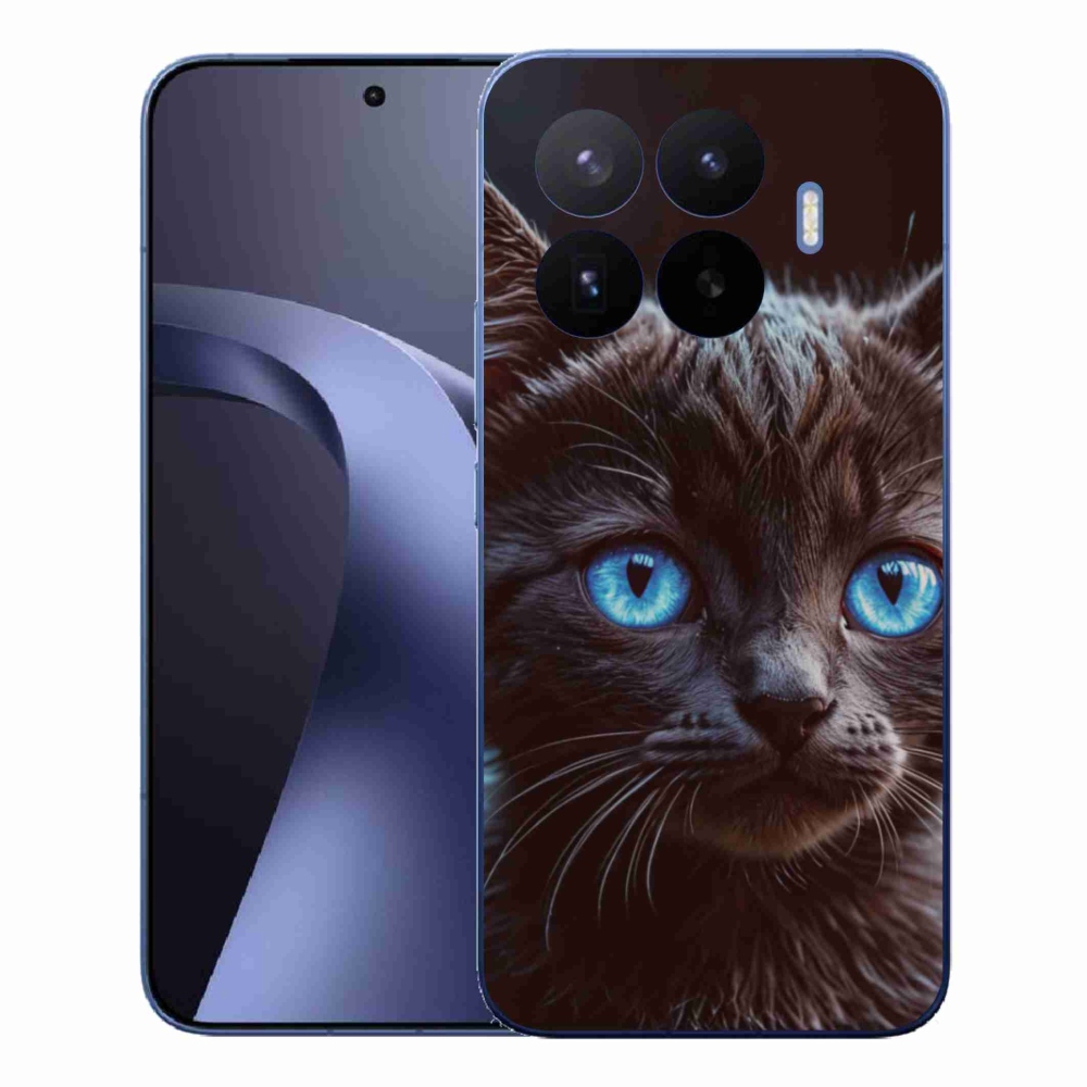 Gelový kryt mmCase na Xiaomi 17T Pro - černé kotě 2